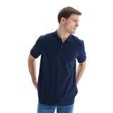Ar-ma Erkek Battal Büyük Beden Polo Yaka Tişört Regular Fit%100 Pamuk Pike Basic Y29374870302 Lacivert-L1