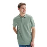 Ar-ma Erkek Battal Büyük Beden Polo Yaka Tişört Regular Fit%100 Pamuk Pike Basic Y29374870302 Yeşil-Y2