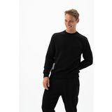 Ar-ma Erkek Bisiklet Yaka Sweatshirt Basic Regular Fit%70 Pamuk%30 Polyester 3 İplik Cepsiz Baskısız K24124904901 Siyah-S1