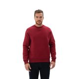 Ar-ma Erkek Bisiklet Yaka Sweatshirt Regular Fit%70 Pamuk%30 Polyester 3 İplik Basic Baskısız Cepsiz K24124909601 Kırmızı-K1