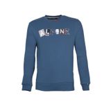 Ar-ma Erkek Bisiklet Yaka Sweatshirt Yazi Baskili Cepsiz Örme Kumaş Regular Fit%70 Pamuk%30 Polyester 30/1 Şardonlu Üç İplik K21124907401 Mavi-M3