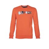Ar-ma Erkek Bisiklet Yaka Sweatshirt Yazi Baskili Cepsiz Örme Kumaş Regular Fit%70 Pamuk%30 Polyester 30/1 Şardonlu Üç İplik K21124907401 Turuncu-T1