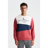 Ar-ma Erkek Bisiklet Yaka Sweatshirt Yazi Baskili Cepsiz Örme Kumaş Regular Fit%70 Pamuk%30 Polyester 30/1 Şardonlu Üç İplik K28124602801 Pembe-P11