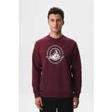 Ar-ma Erkek Bisiklet Yaka Sweatshirt Yazi Baskili Cepsiz Örme Kumaş Regular Fit%70 Pamuk%30 Polyester 30/1 Şardonlu Üç İplik K28124602901 Kırmızı-K3