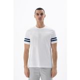Ar-ma Erkek Bisiklet Yaka Tişört Baskisiz Basic Örme Kumaş Regular Fit%100 Pamuk 30/1 Penye Süprem Y25344405801 Beyaz-B1