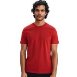 Ar-ma Erkek Bisiklet Yaka Tişört Baskisiz Basic Örme Kumaş Regular Fit%100 Pamuk 30/1 Penye Süprem Y31344408202 Bordo-B1