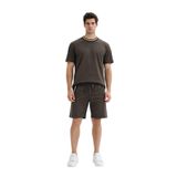 Ar-ma Erkek Bisiklet Yaka Tişört Baskisiz Basic Örme Kumaş Regular Fit%100 Pamuk 30/2 Süprem Y31344448902 Haki-H4