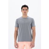 Ar-ma Erkek Bisiklet Yaka Tişört Baskisiz Basic Örme Kumaş Regular Fit%48 Pamuk%48 Modal%4 Elastan 32/1 Penye Modal Full Elastan Süprem Y25344470001 Gri-G2