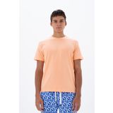 Ar-ma Erkek Bisiklet Yaka Tişört Baskisiz Basic Örme Kumaş Regular Fit%48 Pamuk%48 Modal%4 Elastan 32/1 Penye Modal Full Elastan Süprem Y25344470001 Pembe-P1