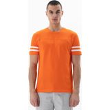 Ar-ma Erkek Bisiklet Yaka Tişört Baskisiz Basic Regular Fit Penye Süprem Y25344405801 - Turuncu - 2XL