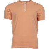 Ar-ma Erkek Bisiklet Yaka Tişört Baskisiz Basic Yaka Düğmeli Regular Fit Penye Süprem Y0TOO7486 - 50P-Pembe - 2XL