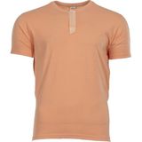 Ar-ma Erkek Bisiklet Yaka Tişört Baskisiz Basic Yaka Düğmeli Regular Fit Penye Süprem Y0TOO7486 - XL - 50P-Pembe