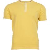 Ar-ma Erkek Bisiklet Yaka Tişört Baskisiz Basic Yaka Düğmeli Regular Fit Penye Süprem Y0TOO7486 - XL - Sarı