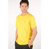 Ar-ma Erkek Bisiklet Yaka Tişört Regular Fit%100 Pamuk Süprem Basic Baskısız Y22344400001 Sarı-S1