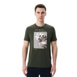 Ar-ma Erkek Bisiklet Yaka Tişört Regular Fit%95 Pamuk%5 Likra Süprem Baskılı Y29344453202 Haki-H1