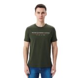 Ar-ma Erkek Bisiklet Yaka Tişört Regular Fit%95 Pamuk%5 Likra Süprem Baskılı Y29344453302 Haki-H1