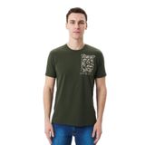 Ar-ma Erkek Bisiklet Yaka Tişört Regular Fit%95 Pamuk%5 Likra Süprem Baskılı Y29344453602 Haki-H1