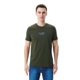 Ar-ma Erkek Bisiklet Yaka Tişört Regular Fit%95 Pamuk%5 Likra Süprem Yazı Baskılı Y29344453402 Haki-H1