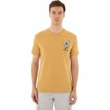 Ar-ma Erkek Bisiklet Yaka Tişört Resim Baskili Regular Fit Penye Süprem Y25344403401 - Hardal Sarısı - 2XL