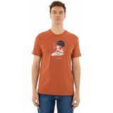 Ar-ma Erkek Bisiklet Yaka Tişört Resim Baskili Regular Fit Penye Süprem Y25344405601 - 5MM-Pembe - 2XL