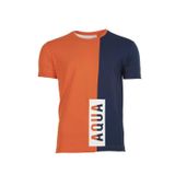 Ar-ma Erkek Bisiklet Yaka Tişört Yazi Baskili Örme Kumaş Regular Fit%100 Pamuk 30/1 Penye Süprem Y0TOO2917 Turuncu-T1