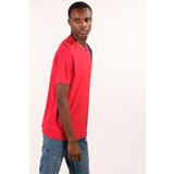 Ar-ma Erkek Bisiklet Yaka Tişört Yazi Baskili Örme Kumaş Regular Fit%100 Pamuk 30/1 Penye Süprem Y22344400301 Kırmızı-K1