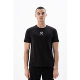 Ar-ma Erkek Bisiklet Yaka Tişört Yazi Baskili Örme Kumaş Regular Fit%100 Pamuk 30/1 Penye Süprem Y25344406301 Siyah-S1