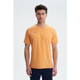 Ar-ma Erkek Bisiklet Yaka Tişört Yazi Baskili Örme Kumaş Regular Fit%100 Pamuk 30/1 Penye Süprem Y27344407401 Pembe-P2