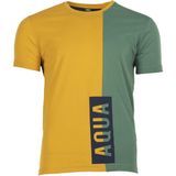 Ar-ma Erkek Bisiklet Yaka Tişört Yazi Baskili Regular Fit Penye Süprem Y0TOO2917 - Sarı-S2 - 2XL