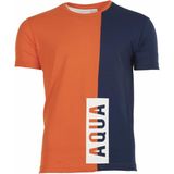 Ar-ma Erkek Bisiklet Yaka Tişört Yazi Baskili Regular Fit Penye Süprem Y0TOO2917 - Turuncu - 2XL