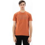 Ar-ma Erkek Bisiklet Yaka Tişört Yazi Baskili Slim Fit Full Süprem Y25364451701 - 5MM-Pembe - 2XL