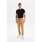 Ar-ma Erkek Eşofman Alti Baskisiz Basic Yandan Fermuar Cepli Arkadan Cepsiz Lastikli Dar Paça Örme Kumaş Regular Fit%70 Pamuk%30 Polyester 30/1 Şardonlu Üç İplik K30174681702 Siyah-S1