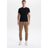 Ar-ma Erkek Eşofman Alti Baskisiz Basic Yandan Fermuar Cepli Arkadan Cepsiz Lastikli Dar Paça Örme Kumaş Slim Fit%80 Pamuk%14 Polyester%6 Elastan Scuba İnterlok K30174998902 Haki-H1