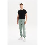 Ar-ma Erkek Eşofman Alti Baskisiz Basic Yandan Fermuarsiz Ve Arkalar Fermuar Cepli Lastikli Dar Paça Örme Kumaş Regular Fit%70 Pamuk%30 Polyester 30/1 Şardonlu Üç İplik K30174681502 Mavi-M24