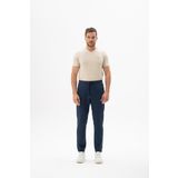 Ar-ma Erkek Eşofman Alti Yazi Baskili Basic Yandan Ve Arkadan Fermuar Cepli Normal Paça Örme Kumaş Slim Fit%90 Pamuk%10 Polyester Diagonal Üç İplik K24174961801 İndigo-İ1