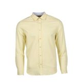 Ar-ma Erkek Gömlek Basic Baskisiz Düğme Kapamali Cepsiz Uzun Kollu Gömlek Dokuma Kumaş Regular Fit%100 Pamuk Oxford Y9GKD1080 Sarı-S1
