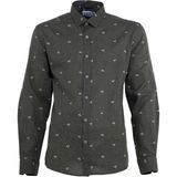 Ar-ma Erkek Gömlek Baskisiz Basic Düğme Kapamali Cepsiz Uzun Kollu Gömlek Regular Fit Y21485115801 - Haki - XL