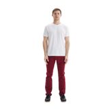 Ar-ma Erkek Jean Pantolon Slim Fit Dar Kesim%95 Pamuk%5 Likra Esnek Denim Baskısız K9PPD0521 Bordo-B1