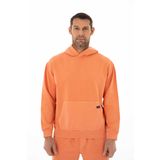Ar-ma Erkek Kapşonlu Sweatshirt Baskisiz Kanguru Cepli Örme Kumaş Oversize%95 Pamuk%5 Likra 30/2 Diagonal 2 İplik Y25254376601 Pembe-P2