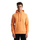 Ar-ma Erkek Kapşonlu Sweatshirt Baskisiz Kanguru Cepli Örme Kumaş Regular Fit%70 Pamuk%30 Polyester 30/1 Şardonlu Üç İplik K28254627501 Turuncu-T1
