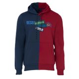 Ar-ma Erkek Kapşonlu Sweatshirt Yazi Baskili Kanguru Cepli Örme Kumaş Regular Fit%70 Pamuk%30 Polyester 30/1 Şardonlu Üç İplik K22254919001 İndigo-İ1