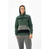 Ar-ma Erkek Kapşonlu Sweatshirt Yazi Baskili Kanguru Cepli Örme Kumaş Regular Fit%70 Pamuk%30 Polyester 30/1 Şardonlu Üç İplik K24254928101 Yeşil-Y1
