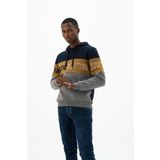 Ar-ma Erkek Kapşonlu Sweatshirt Yazi Baskili Kanguru Cepli Örme Kumaş Regular Fit%70 Pamuk%30 Polyester 30/1 Şardonlu Üç İplik K24254928201 Lacivert-L1