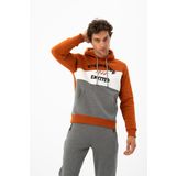 Ar-ma Erkek Kapşonlu Sweatshirt Yazi Baskili Kanguru Cepli Örme Kumaş Regular Fit%70 Pamuk%30 Polyester 30/1 Şardonlu Üç İplik K24254928701 Pembe-P4