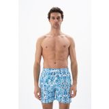 Ar-ma Erkek Mayo/Deniz Şortu Regular Fit%100 Polyester Micro Dokuma Baskısız Desenli Çok Renkli Y25525278001 Mavi-M2