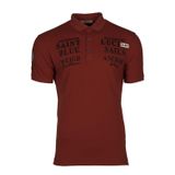 Ar-ma Erkek Polo Yaka Örme Tişört Regular Fit%100 Pamuk Pike Yazı Baskılı Y9TYO7956 Pembe-P4