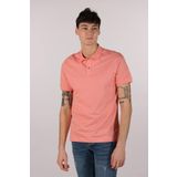 Ar-ma Erkek Polo Yaka Tişört Baskisiz Basic Örme Kumaş Büyük Beden%95 Pamuk%5 Likra 30/1 Tek Toplama Licrali Pike Y22374869601 Pembe-P1