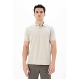 Ar-ma Erkek Polo Yaka Tişört Baskisiz Basic Örme Kumaş Regular Fit%100 Pamuk 30/1 Çift Toplama Penye Pike Y25374351201 Bej-B1