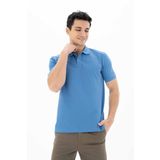 Ar-ma Erkek Polo Yaka Tişört Baskisiz Basic Örme Kumaş Regular Fit%100 Pamuk 30/1 Çift Toplama Penye Pike Y25374351201 Mavi-M2