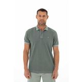 Ar-ma Erkek Polo Yaka Tişört Baskisiz Basic Örme Kumaş Regular Fit%100 Pamuk 30/1 Çift Toplama Penye Pike Y25374376001 Yeşil-Y1